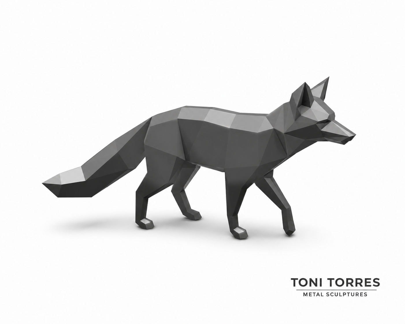 Diseño de Zorro en acero por Toni Torres